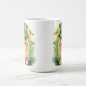 ふわふわの可愛いST PATRICKS DAY着 コーヒーマグカップ (中央)