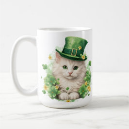 ふわふわの可愛いST PATRICKS DAY着 コーヒーマグカップ