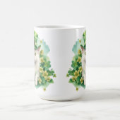 ふわふわの可愛いST PATRICKS DAY着 コーヒーマグカップ (中央)