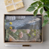 ふわふわの子猫3匹とピンクの子猫 薄葉紙 (ギフト)