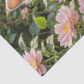 ふわふわの子猫3匹とピンクの子猫 薄葉紙 (詳細)