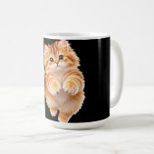 ふわふわの子猫 コーヒーマグカップ (正面右)
