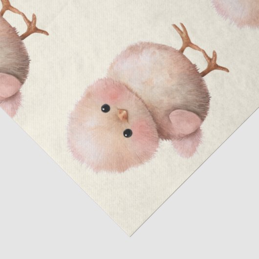 ふわふわの小さなひよこ | かわいい春とイースターの動物 薄葉紙 (詳細)