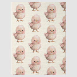 ふわふわの小さなひよこ | かわいい春とイースターの動物 薄葉紙