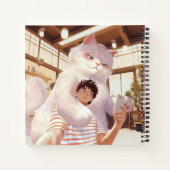 ふわふわの巨人の自撮り ノートブック (裏面)