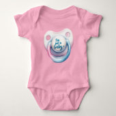 ふわふわの快適さ ベビーボディスーツ (正面)