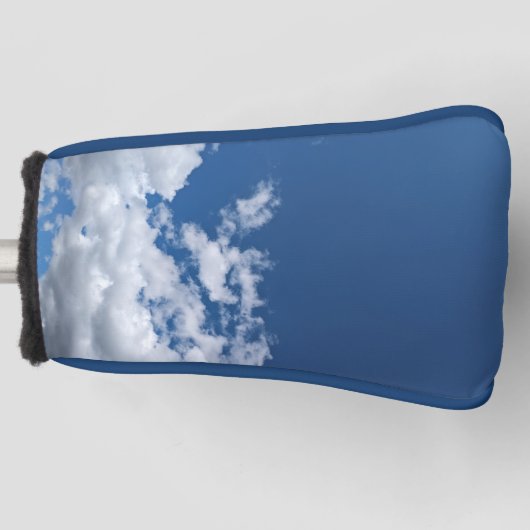ふわふわの柔らかい雲 ゴルフヘッドカバー (正面)
