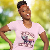 ふわふわの牛のバッファローをペットにするな Tシャツ