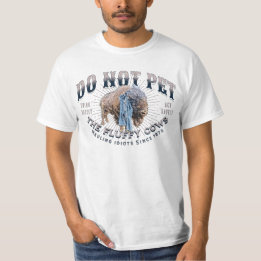 ふわふわの牛を飼うな Tシャツ