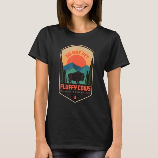 ふわふわの牛を飼うな Tシャツ (正面)