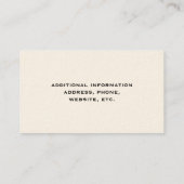 ふわふわの犬と猫ペットシお洒落ッタートリマー 名刺 (裏面)