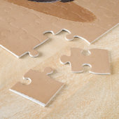 ふわふわの犬 | ペットウォーター絵を描カラーズカード ジグソーパズル (側面)