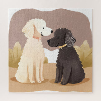 ふわふわの犬 | ペットウォーター絵を描カラーズカード ジグソーパズル