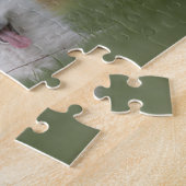 ふわふわの白いケシャンドパピー ジグソーパズル (側面)