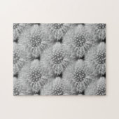 ふわふわの白いタンポポポの花自然 ジグソーパズル (横)