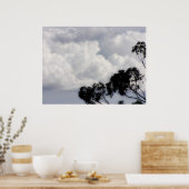 ふわふわの白いポスター ポスター (キッチン)