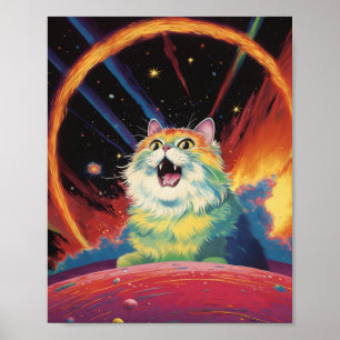ふわふわの白い宇宙 ポスター