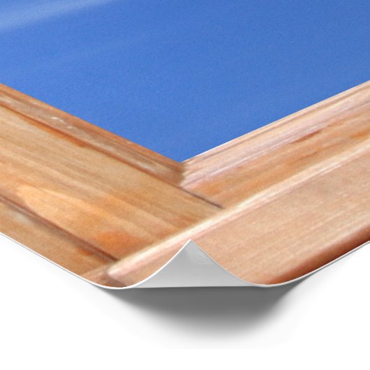 ふわふわの白い雲の表示 – ウィンドウ効果 ポスター (角)