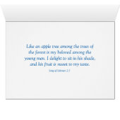 ふわふわの白い雲 – ソルの歌。2:3カード (内部横(下))