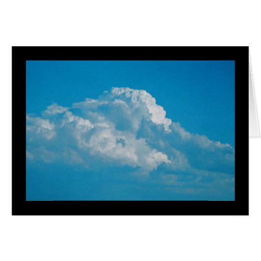 ふわふわの白い雲 – ソルの歌。2:3カード (正面横)