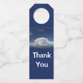 ふわふわの白い雲 ボトルネックタグ (裏面)