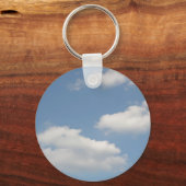 ふわふわの積雲キーチェーン キーホルダー (正面)
