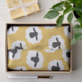 ふわふわの羊の繊維の愛の工芸品|任意の色} 薄葉紙 (ギフト)