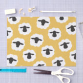 ふわふわの羊の繊維の愛の工芸品|任意の色} 薄葉紙 (クラフト)