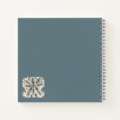 ふわふわの花 ノートブック (裏面)