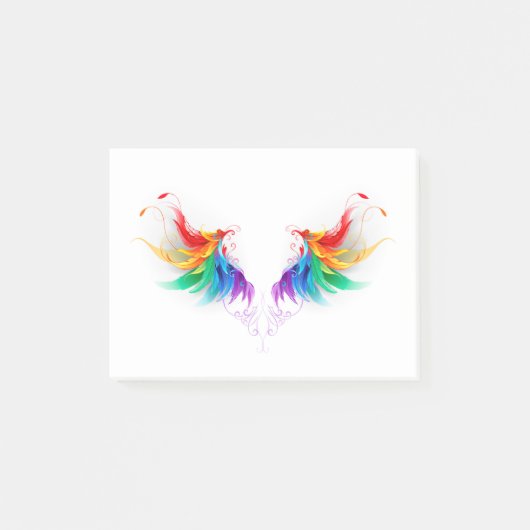 ふわふわの虹の翼 ポストイット (正面)