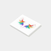 ふわふわの虹の翼 ポストイット (アングル)