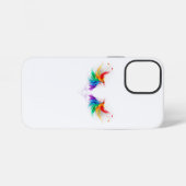 ふわふわの虹色の翼 iPhoneケース (裏面横)