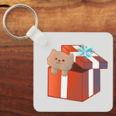 ふわふわの贈り物 キーホルダー (正面)