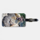 ふわふわの醜いチキン、荷物札 ラゲッジタグ (裏面横)