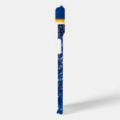 ふわふわの雪だるま帽子と笑顔のストッキング Case-Mate iPhoneケース (裏面 / 右)