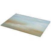 ふわふわの雲が広がる美しいスカイスケープ カッティングボード (角)