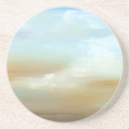 ふわふわの雲が広がる美しいスカイスケープ コースター (正面)