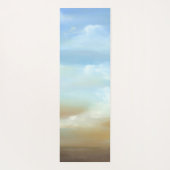 ふわふわの雲が広がる美しいスカイスケープ ヨガマット (裏面)