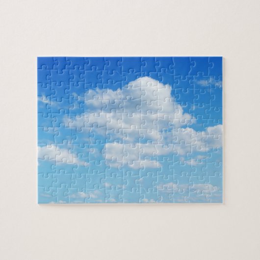 ふわふわの雲と青空 ジグソーパズル (横)