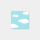 ふわふわの雲と青空 ポストイット (正面)