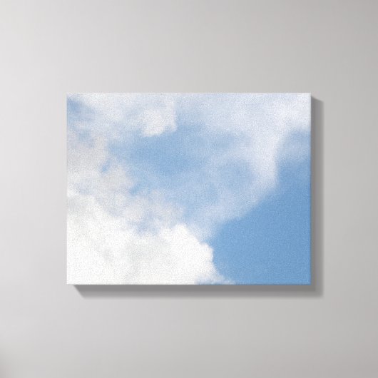 ふわふわの雲のキャンバスプリント キャンバスプリント (正面)