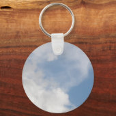 ふわふわの雲キーチェーン キーホルダー (正面)