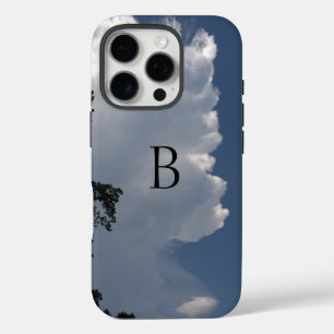 ふわふわの雲ブルースカイモノグラム iPhone 16 PROケース