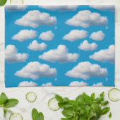ふわふわの雲 キッチンタオル (折り畳み)