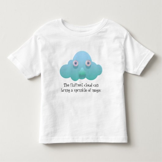 ふわふわの雲 トドラーTシャツ (正面)