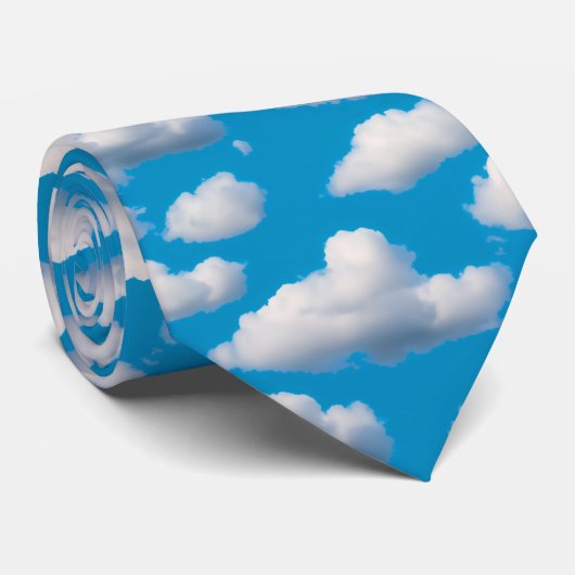 ふわふわの雲 ネクタイ (ロール)