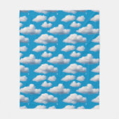 ふわふわの雲 フリースブランケット (正面)