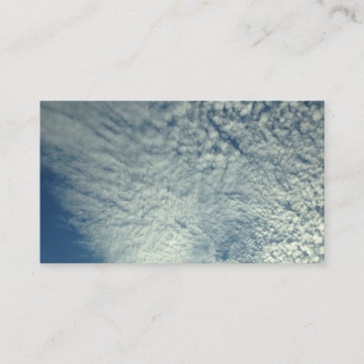 ふわふわの雲 名刺 (正面)