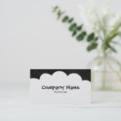 ふわふわの雲 – 黒 名刺 (スタンド正面)