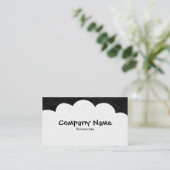 ふわふわの雲 – 黒 名刺 (スタンド正面)